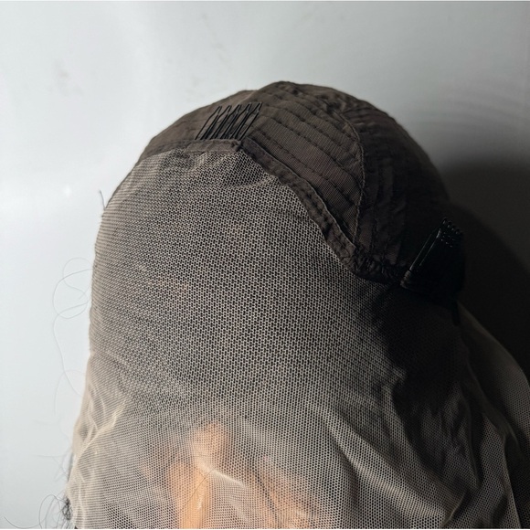 Human hair Blend Natural Black Lace Front Wig 18 Inch - Picture 4 of 9